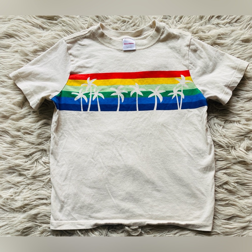 Hanna Andersson size 120 (6/7) colorful palm tree shirt. Perfect for vacation!